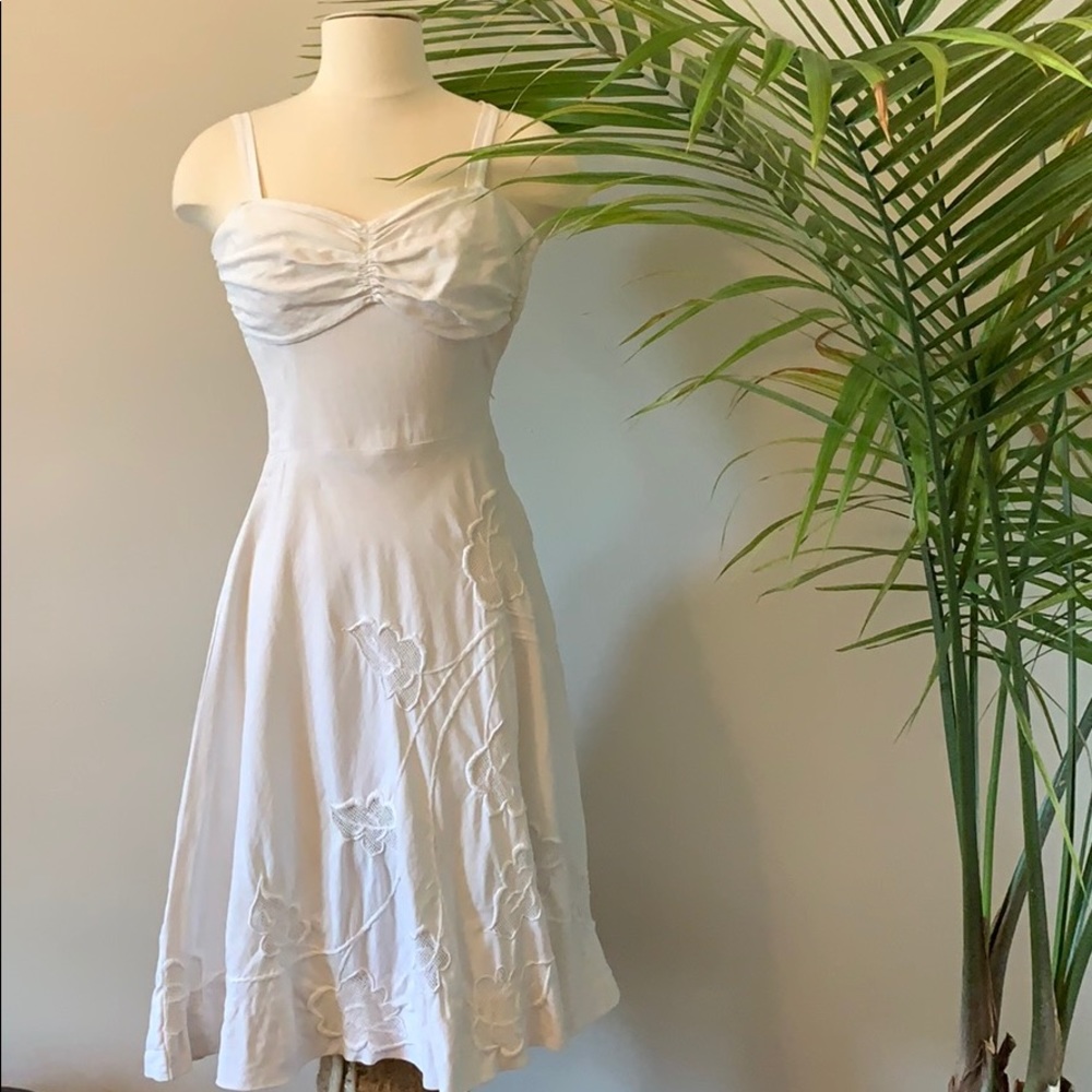 Vintage hand embroidered dress